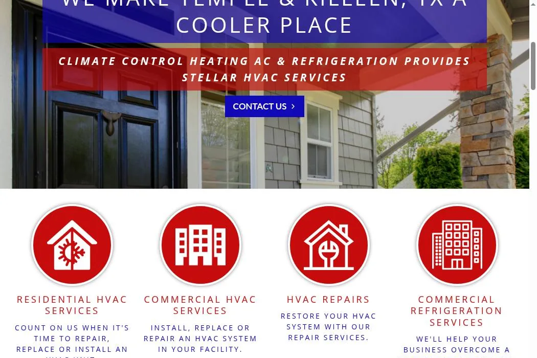 Climate Control Heating AC & Refrigeration cover