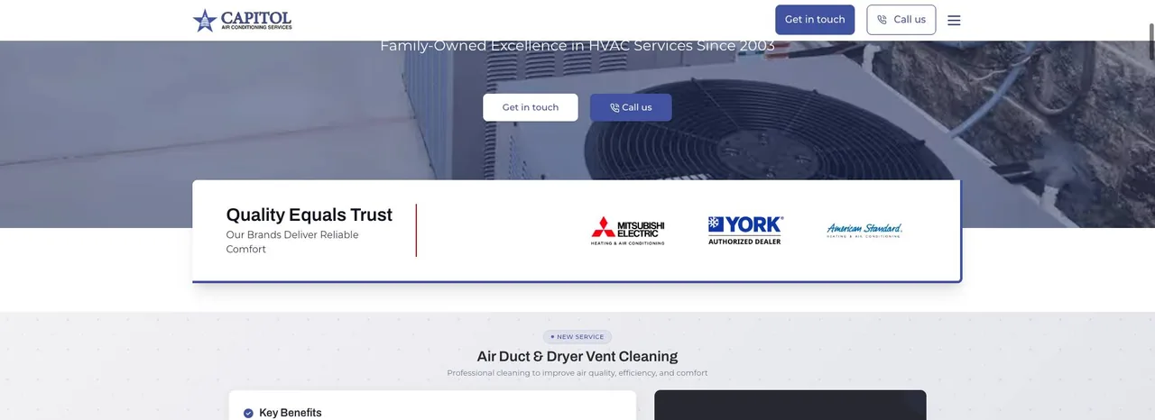 Capitol Air Conditioning Services, LLC cover