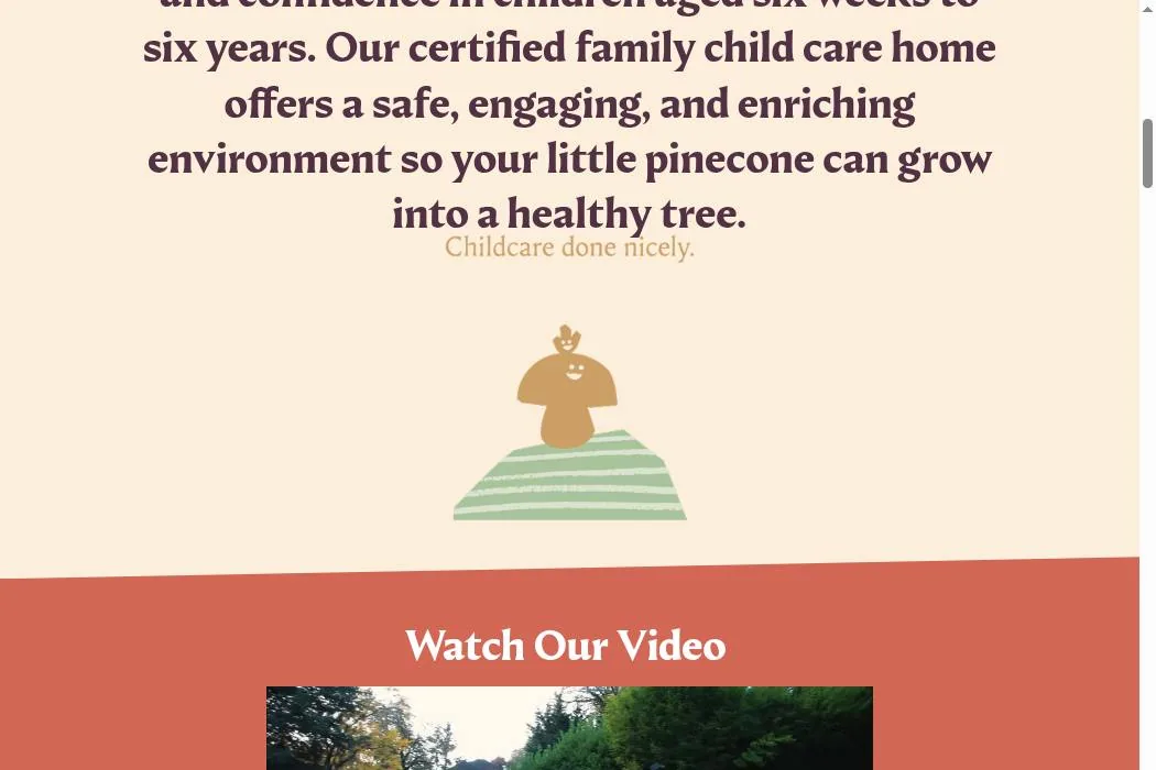 Pinecone Childcare cover