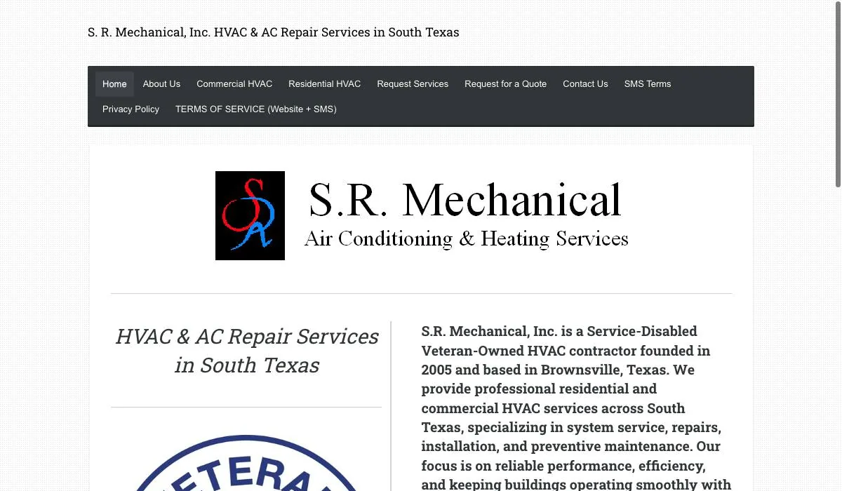 S. R. Mechanical, Inc. cover