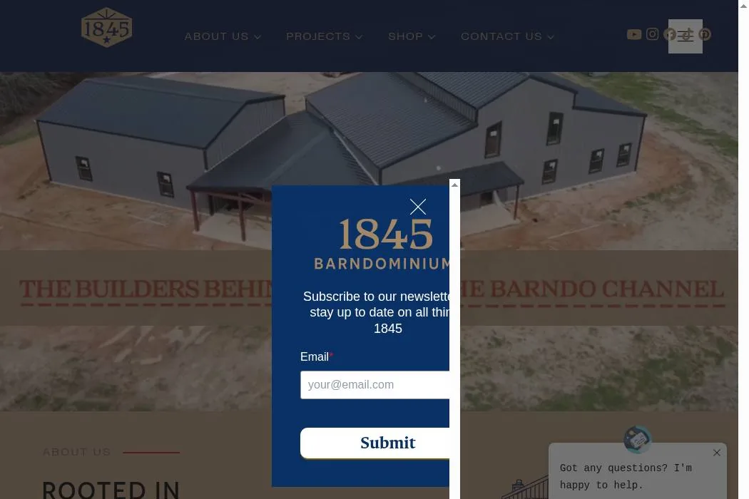 1845 Barndominiums cover