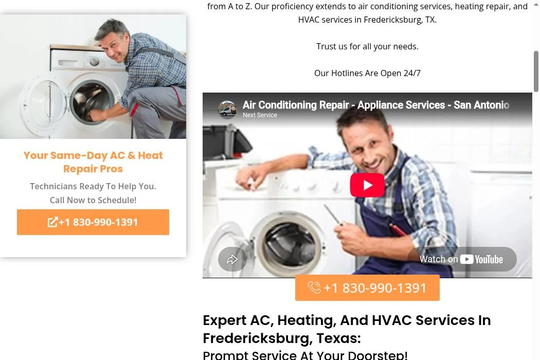 The Next Service AC & Heat cover