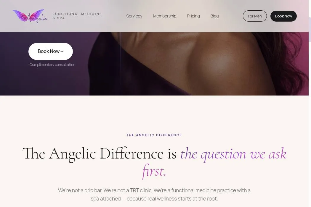 Angelic Functional Medicine & Spa cover