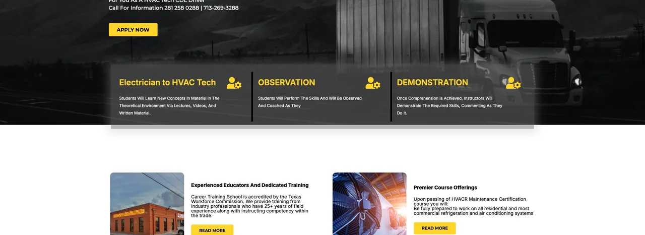 Career Training School cover