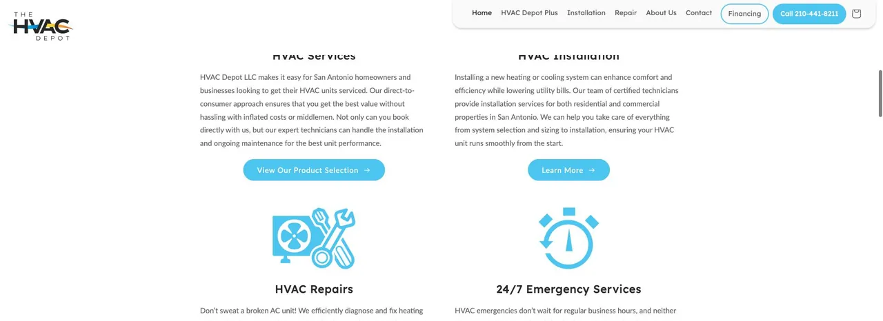 HVAC Depot cover