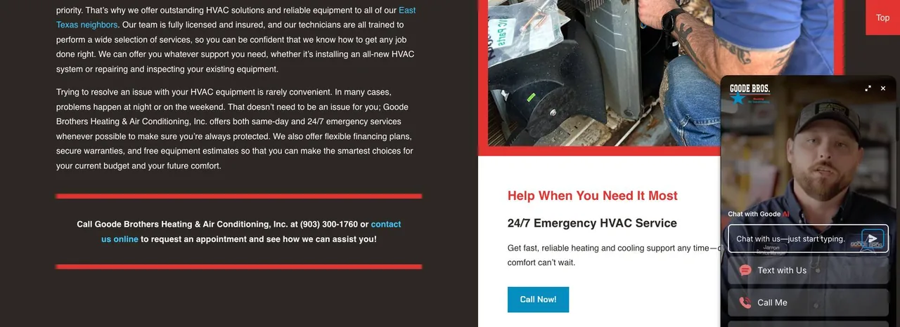Goode Brothers Heating & Air Conditioning, Inc. cover