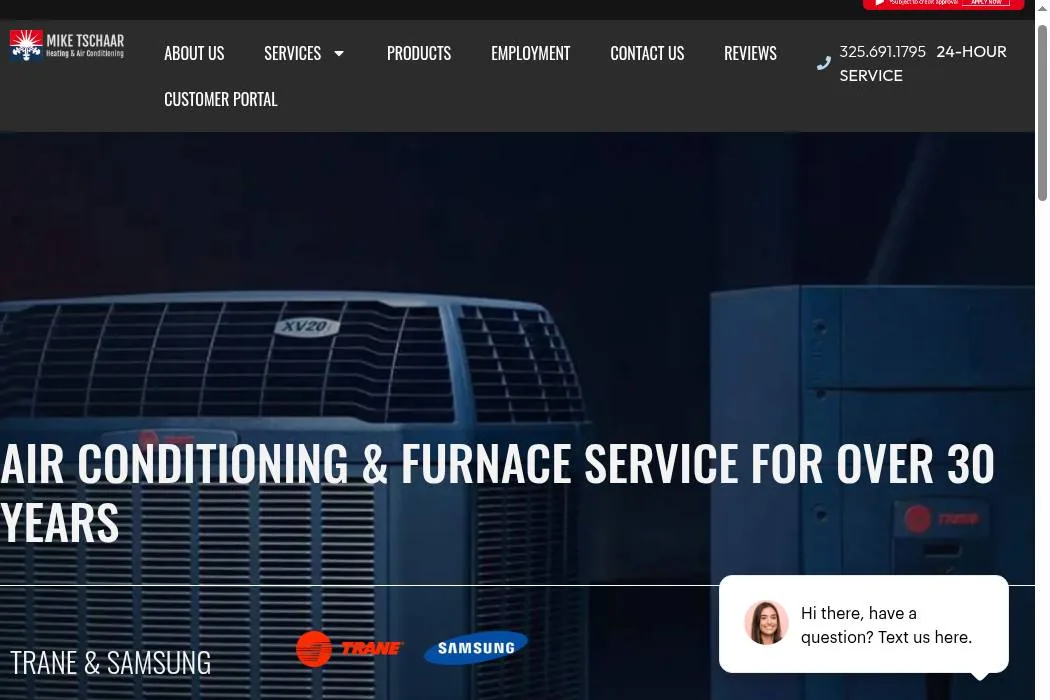 Mike Tschaar Heating & Air Conditioning cover