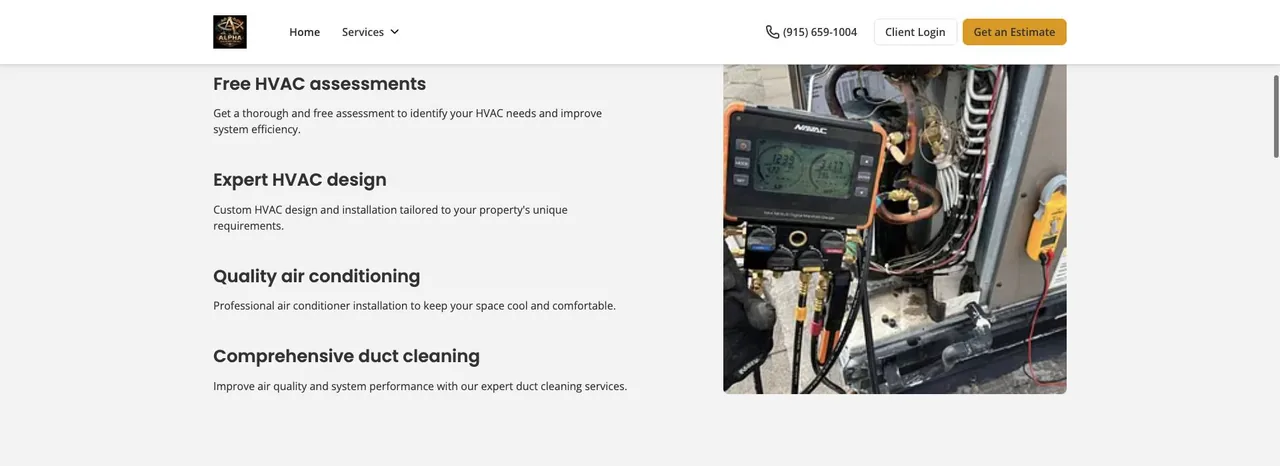 Alpha Air Conditioning LLC cover