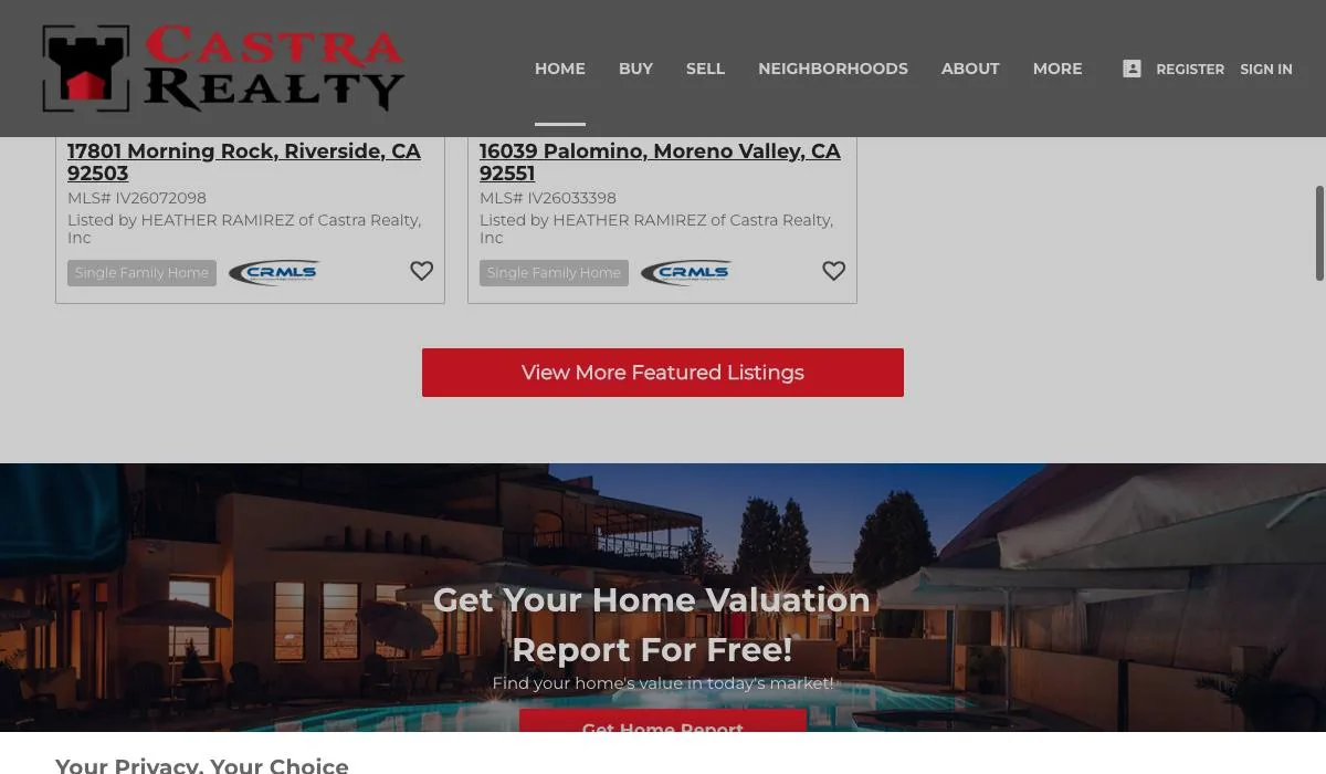 Castra Realty, Inc. cover