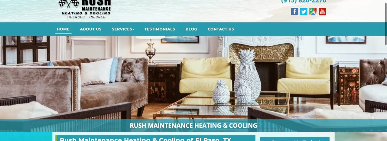 Rush Maintenance Heating & Cooling cover