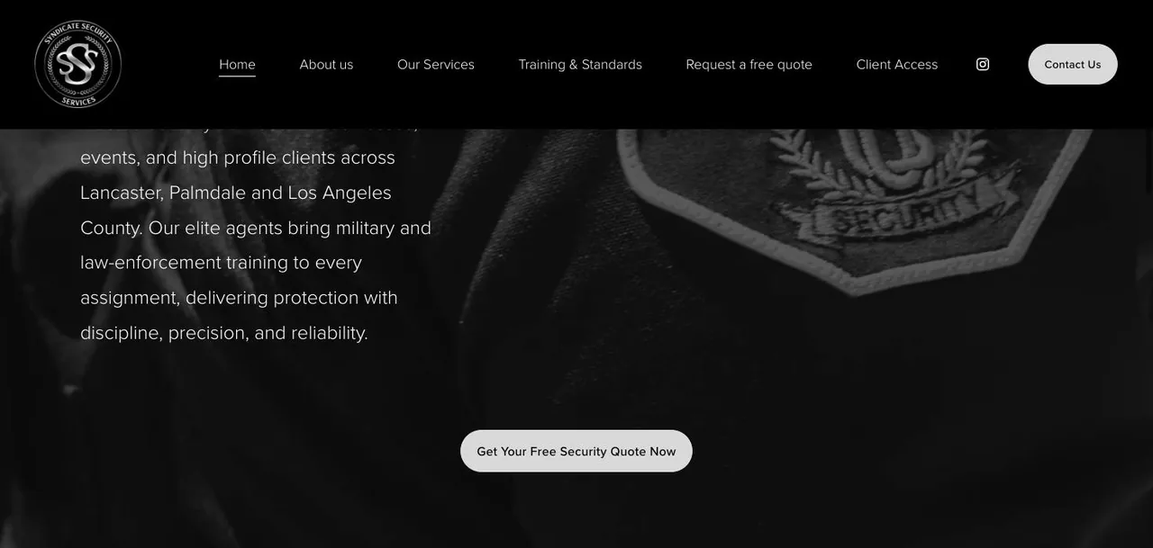 Syndicate Security Services cover