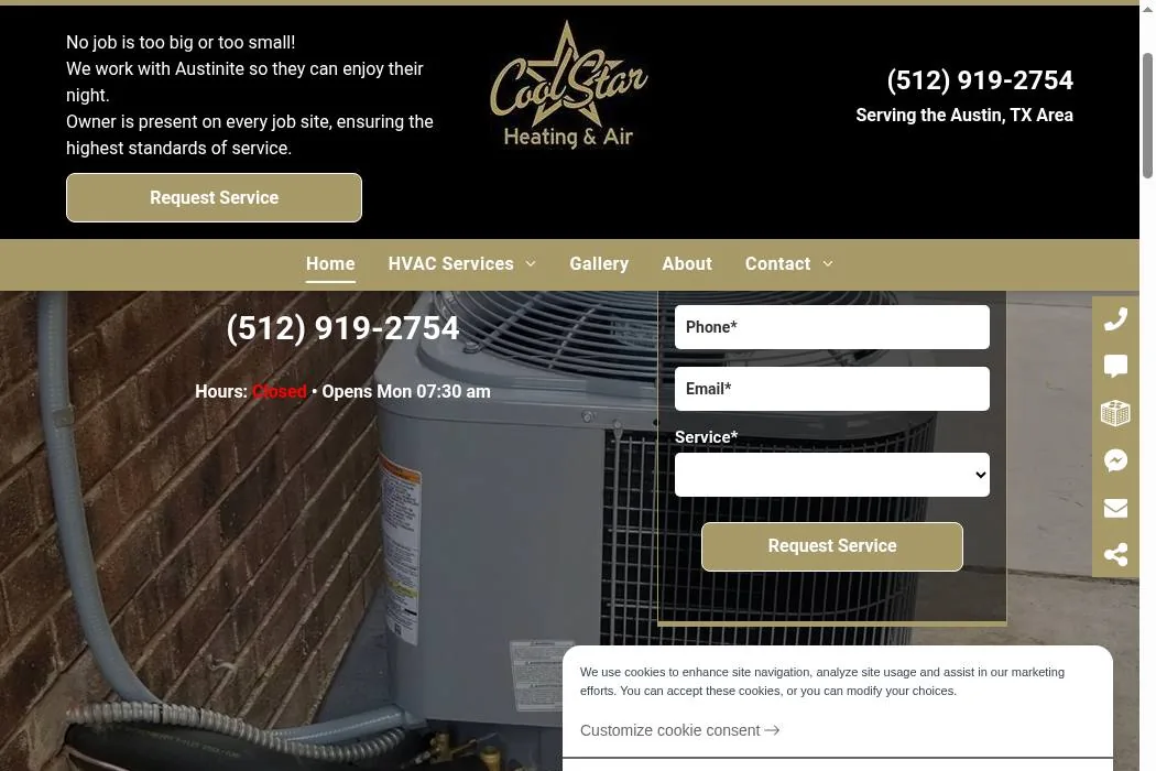 Cool Star Heating & Air Inc cover