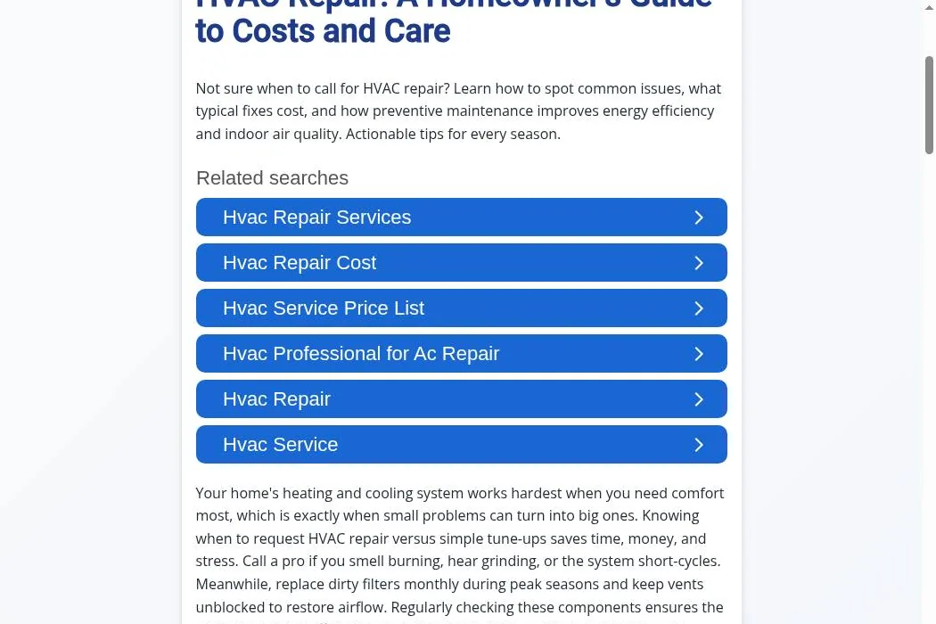 HVAC Services Keller cover