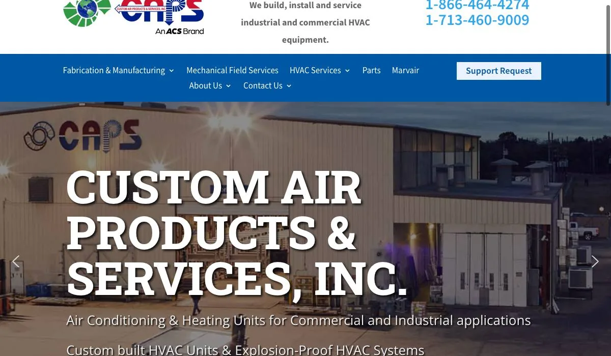 Custom Air Products & Services, Inc. cover