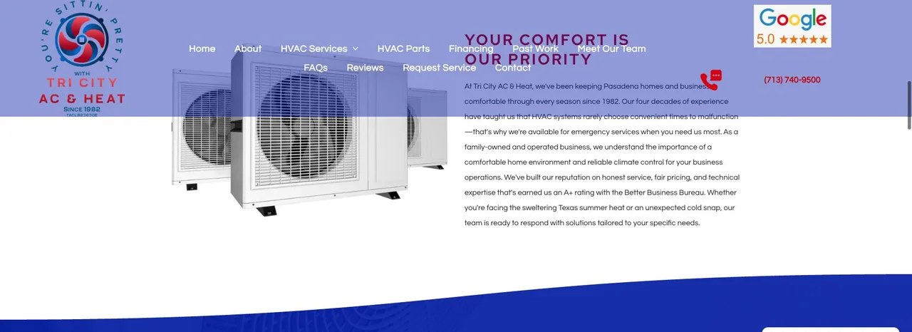 Tri City AC & Heat cover
