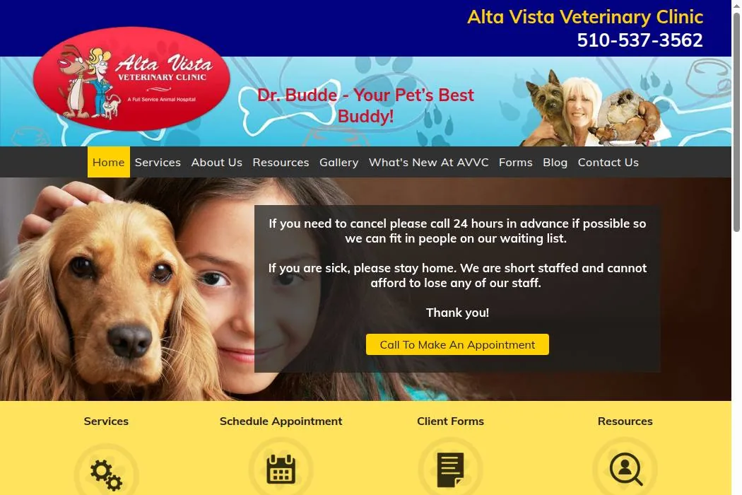 Alta Vista Veterinary Clinic cover
