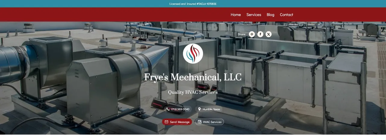 Frye's Mechanical, LLC cover