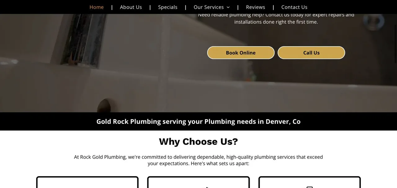 Gold Rock Plumbing cover