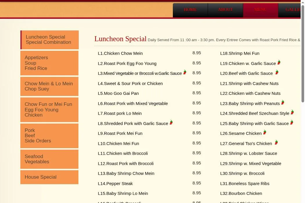 China Garden Chinese Restaurant cover