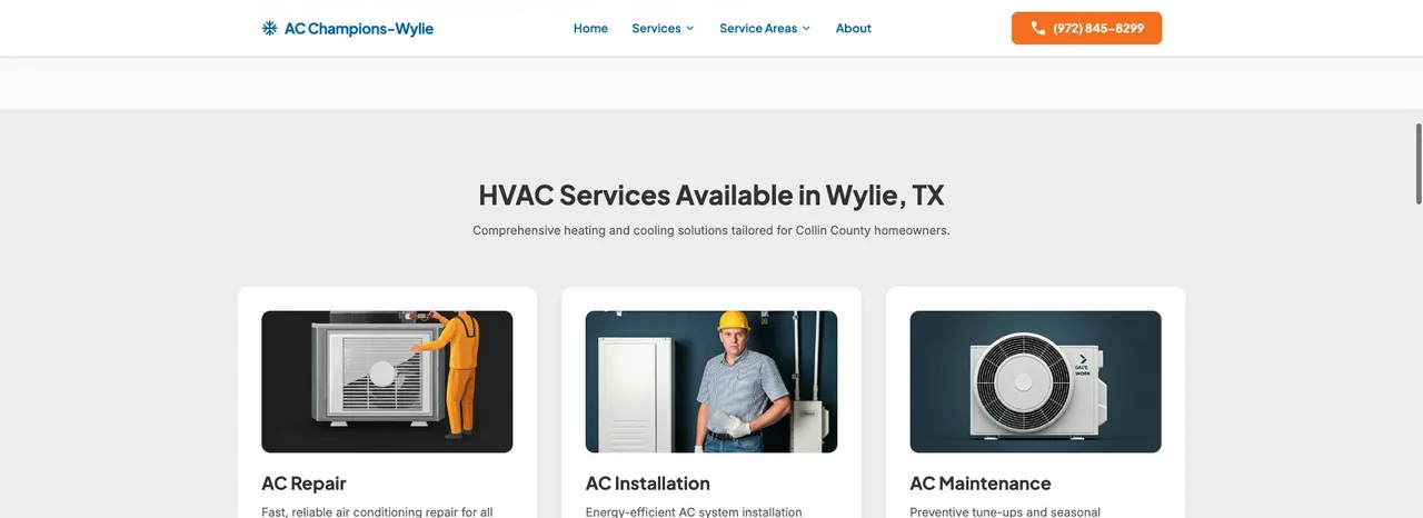 Air Conditioning Champions‑Wylie cover