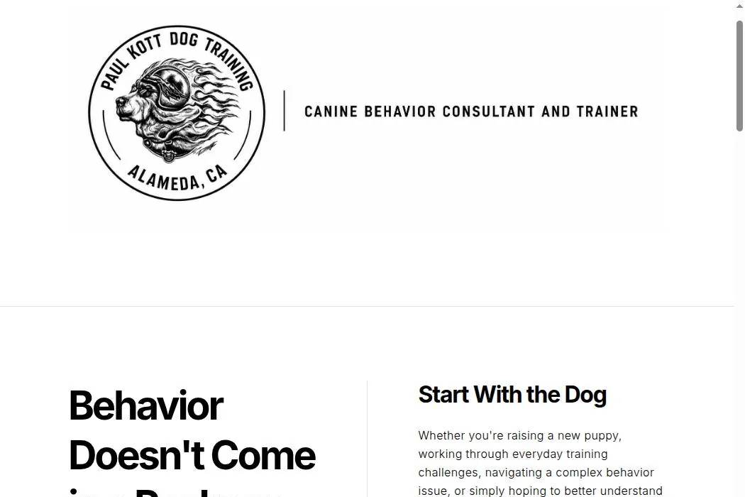 Paul Kott Dog Training cover