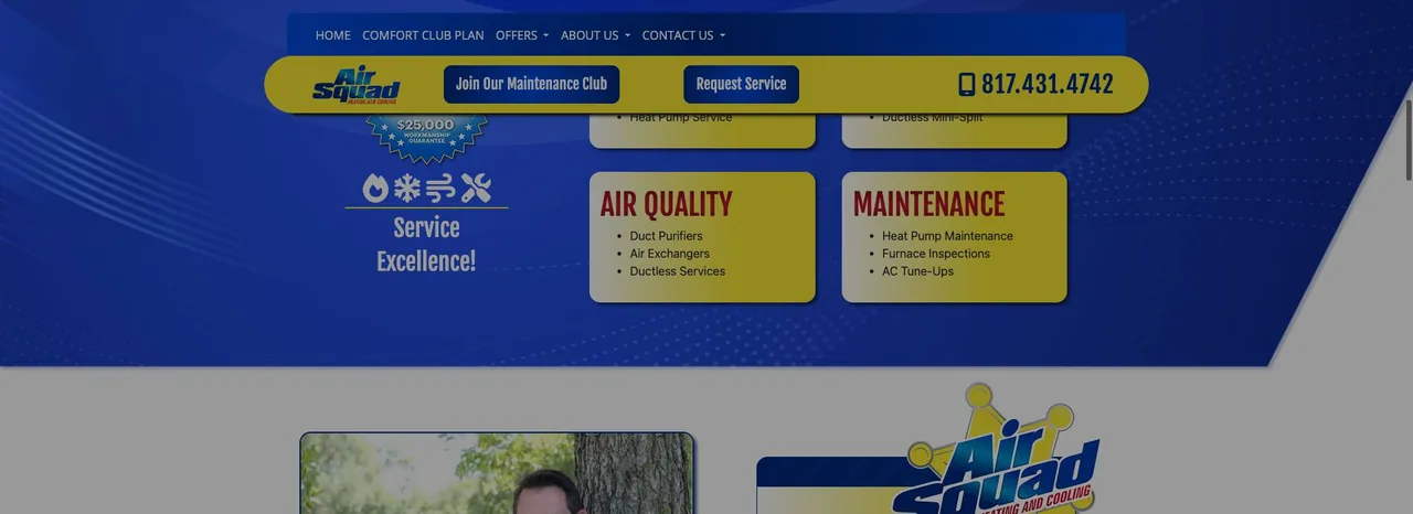 Air Squad Heating & Cooling cover
