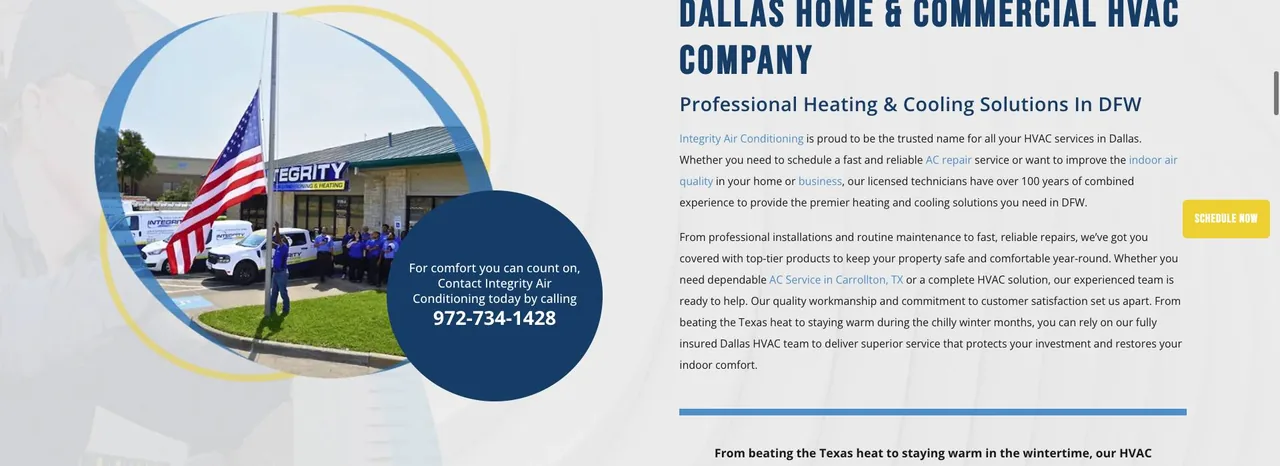 Integrity Air Conditioning cover