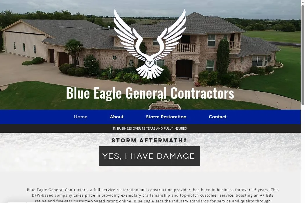 Blue Eagle General Contractors cover