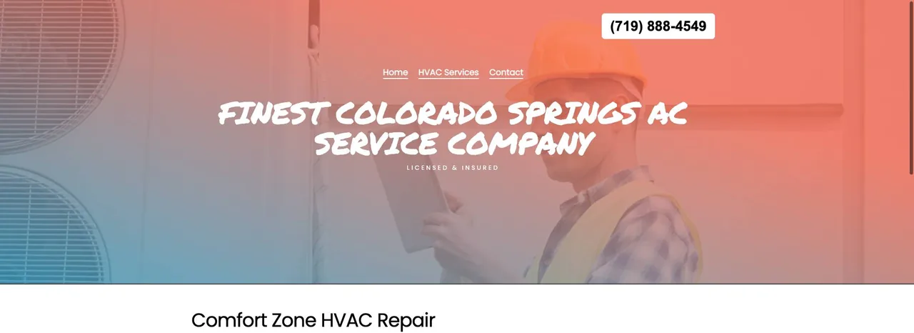 Comfort Zone HVAC Repair cover