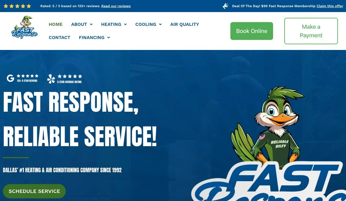 Fast Response Heating & Cooling cover