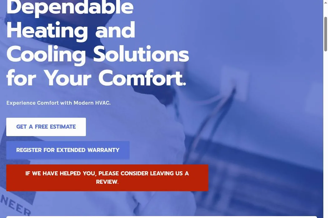 Modern HVAC cover