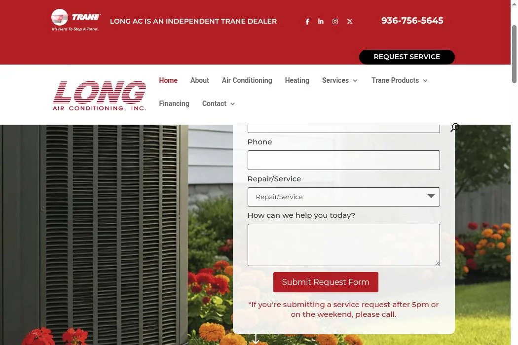 Long Air Conditioning Inc. cover