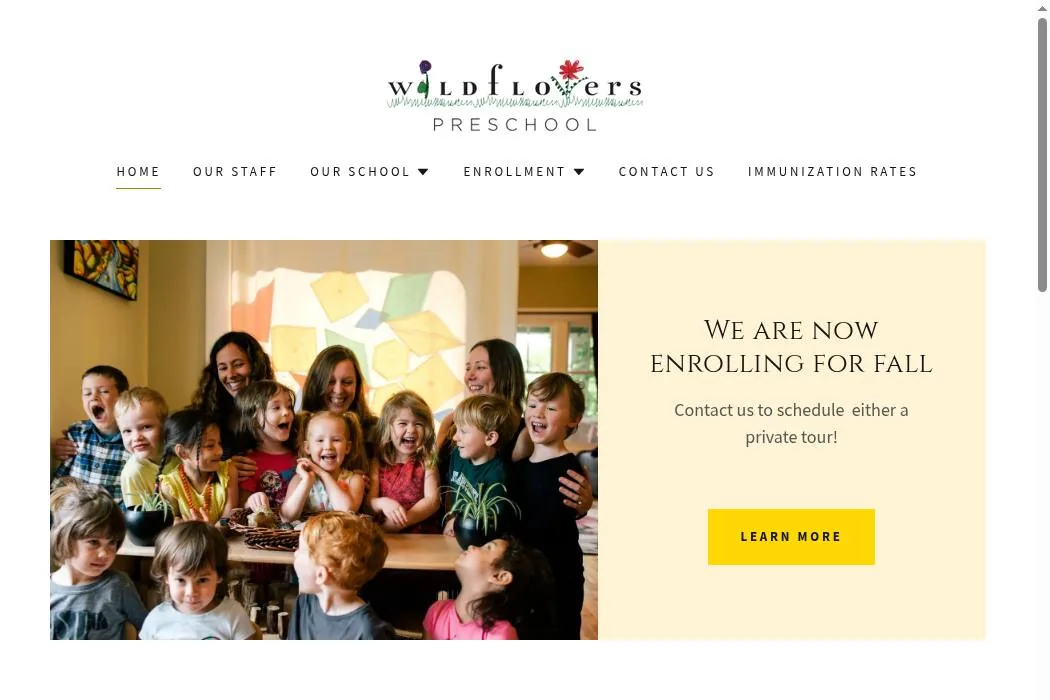 Wildflowers Preschool cover
