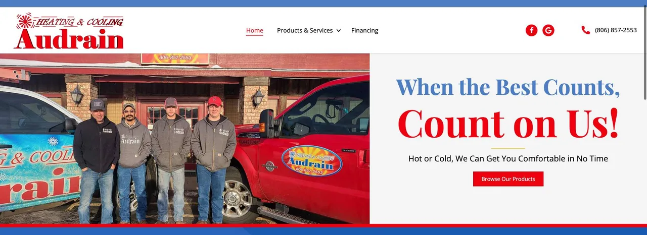 Audrain Heating & Cooling cover