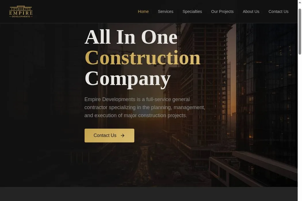 Empire Developments cover