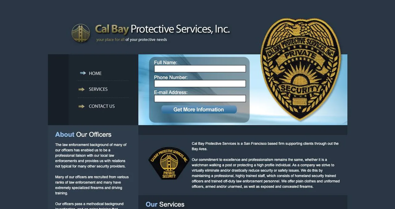 Cal Bay Protective Services cover