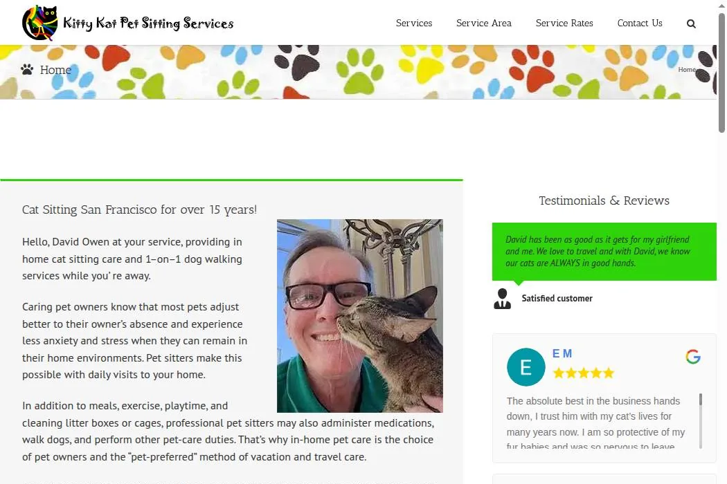 Kitty Kat Pet Sitting Services cover