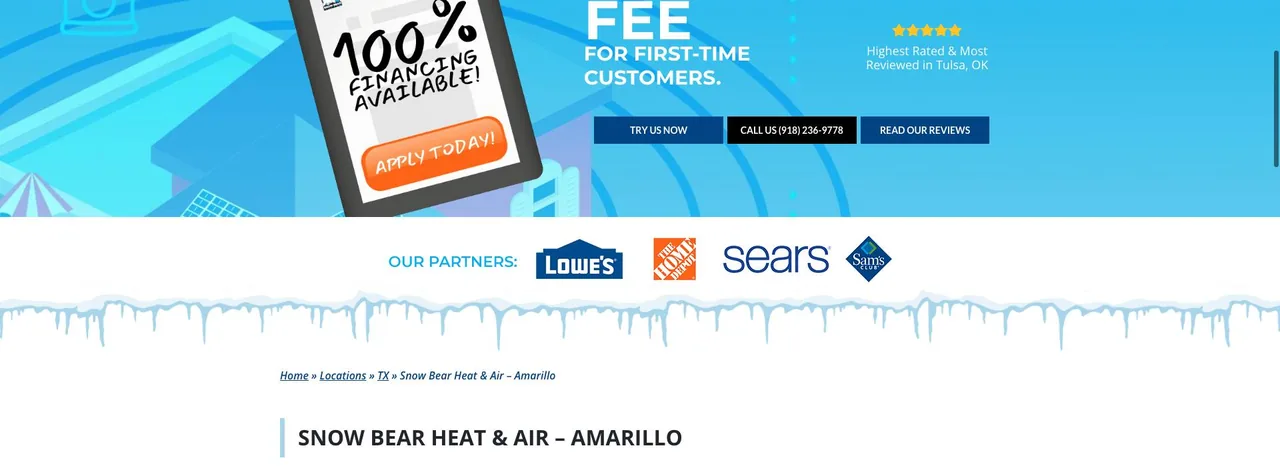 Snow Bear Heat & Air cover