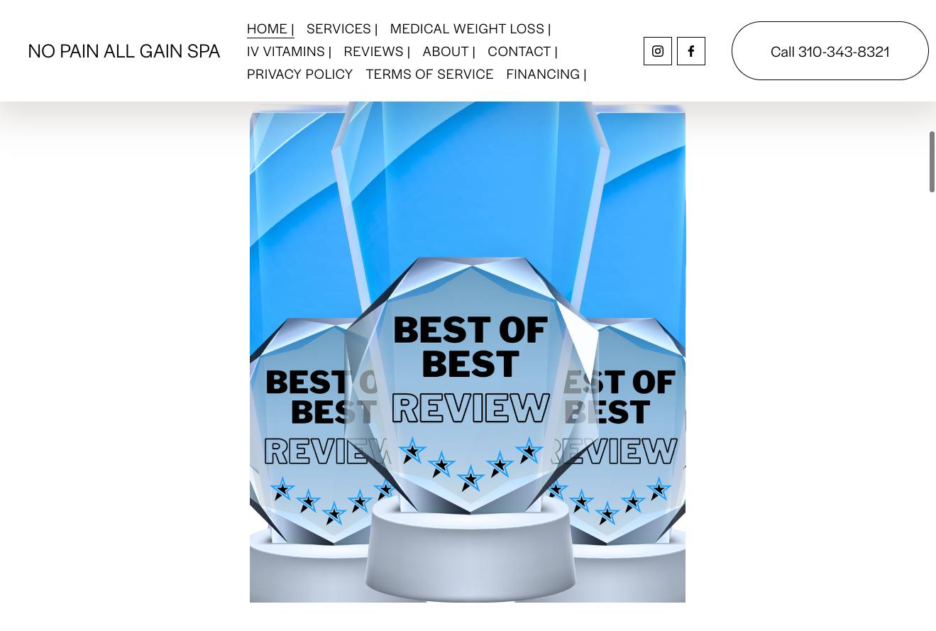No Pain All Gain Spa cover