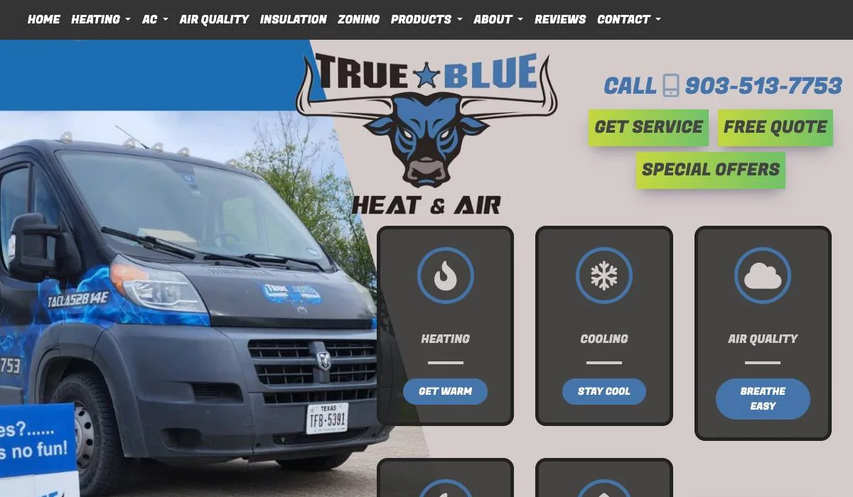 True Blue Heat and Air LLC cover