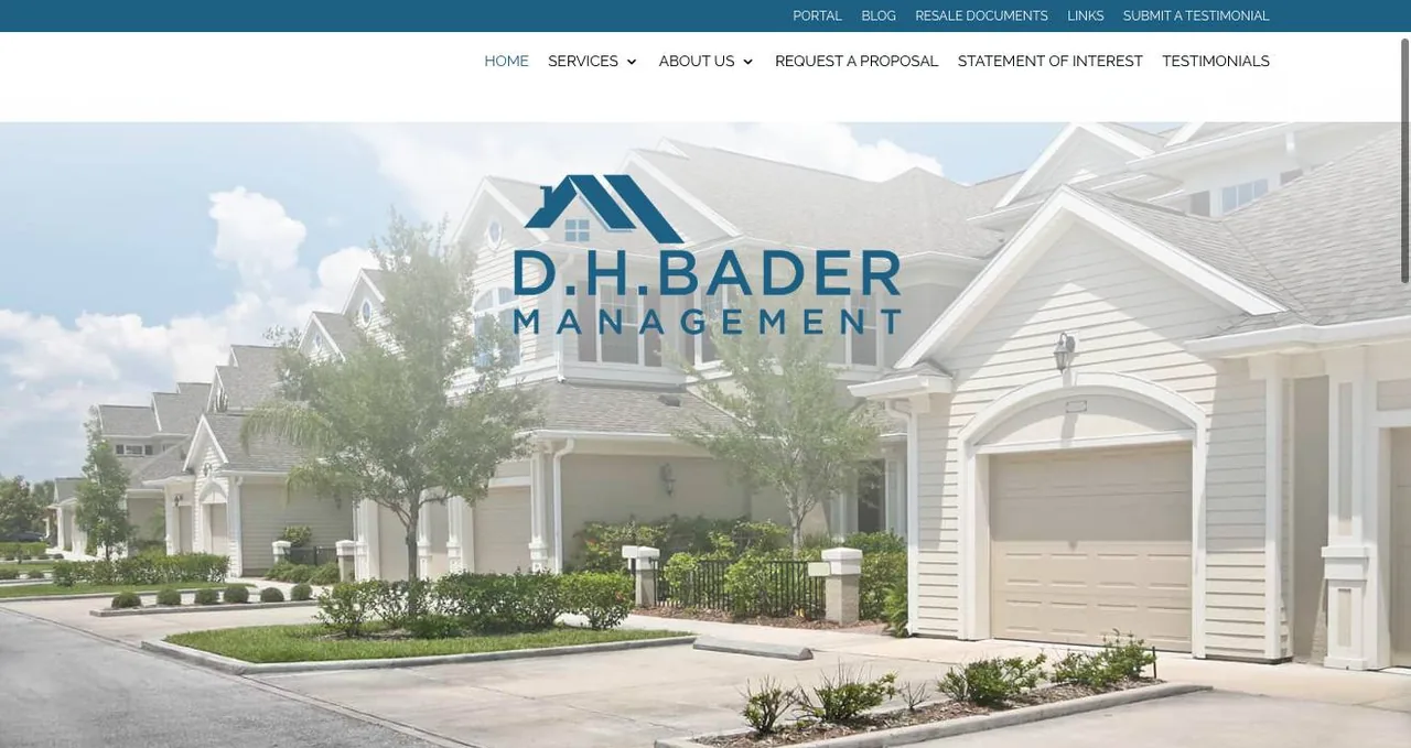 D.H. Bader Management, Inc. cover