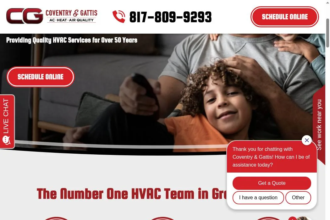 Coventry & Gattis A/C, Inc. cover