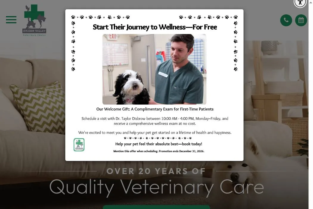 Amador Valley Veterinary Center cover