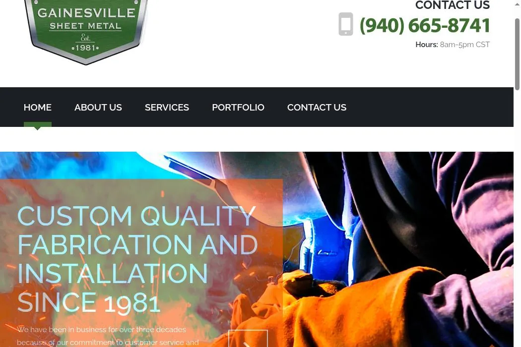 Gainesville Sheet Metal cover