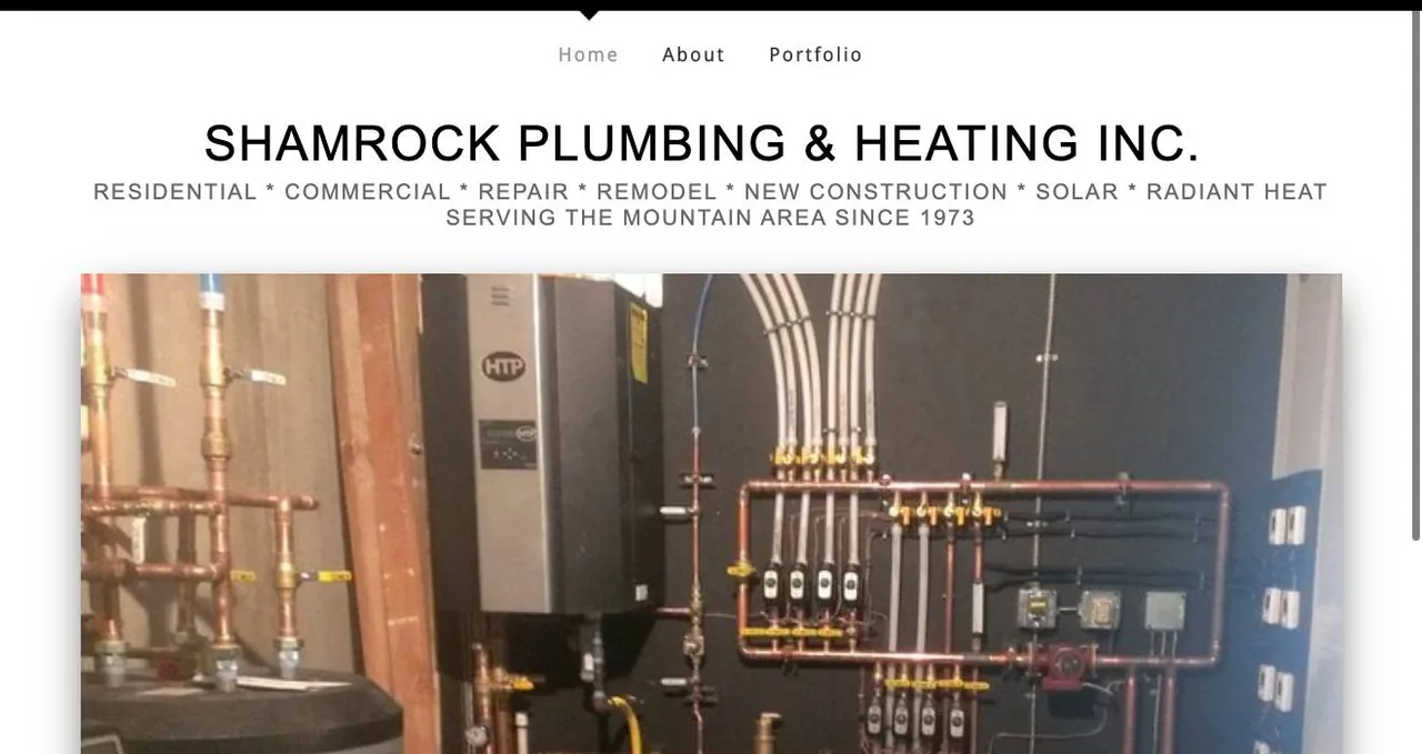 SHAMROCK PLUMBING & HEATING INC. cover
