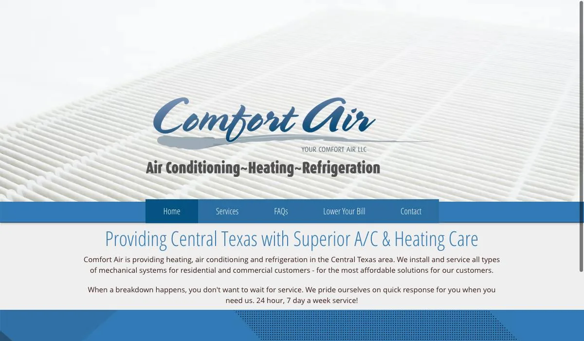 Comfort Air cover