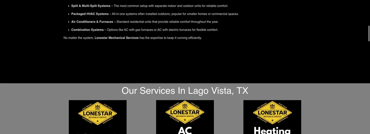 Lonestar Mechanical Services cover