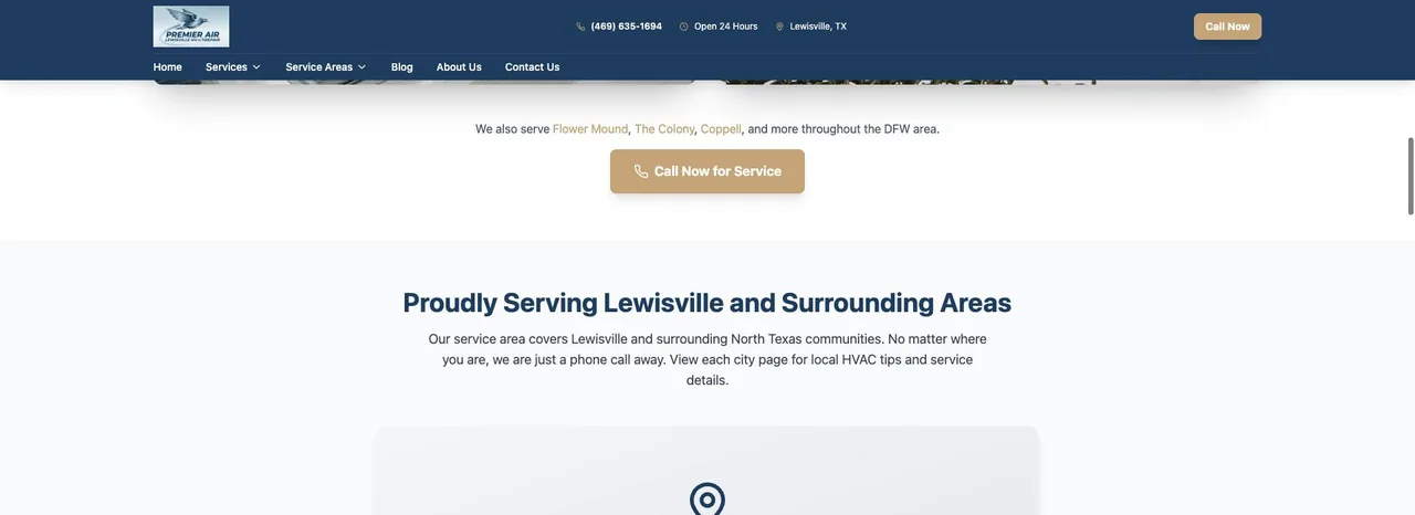 Premier Air Lewisville HVAC Repair cover