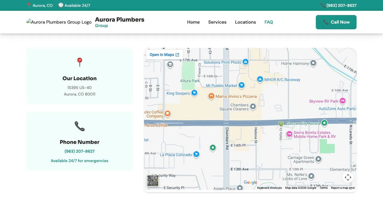 Aurora Plumbers Group cover