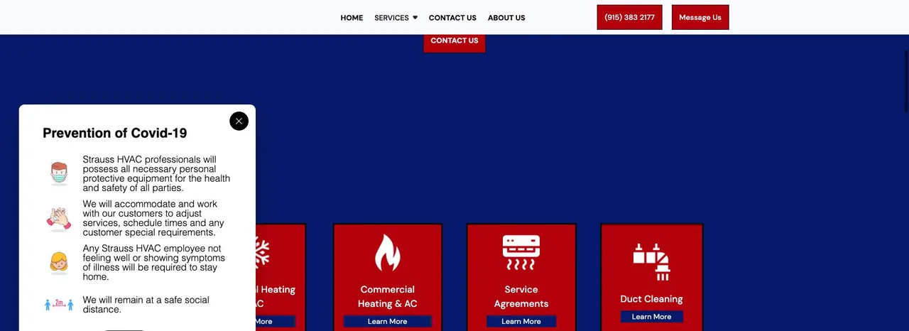 Strauss Heating and Air Conditioning Inc. cover